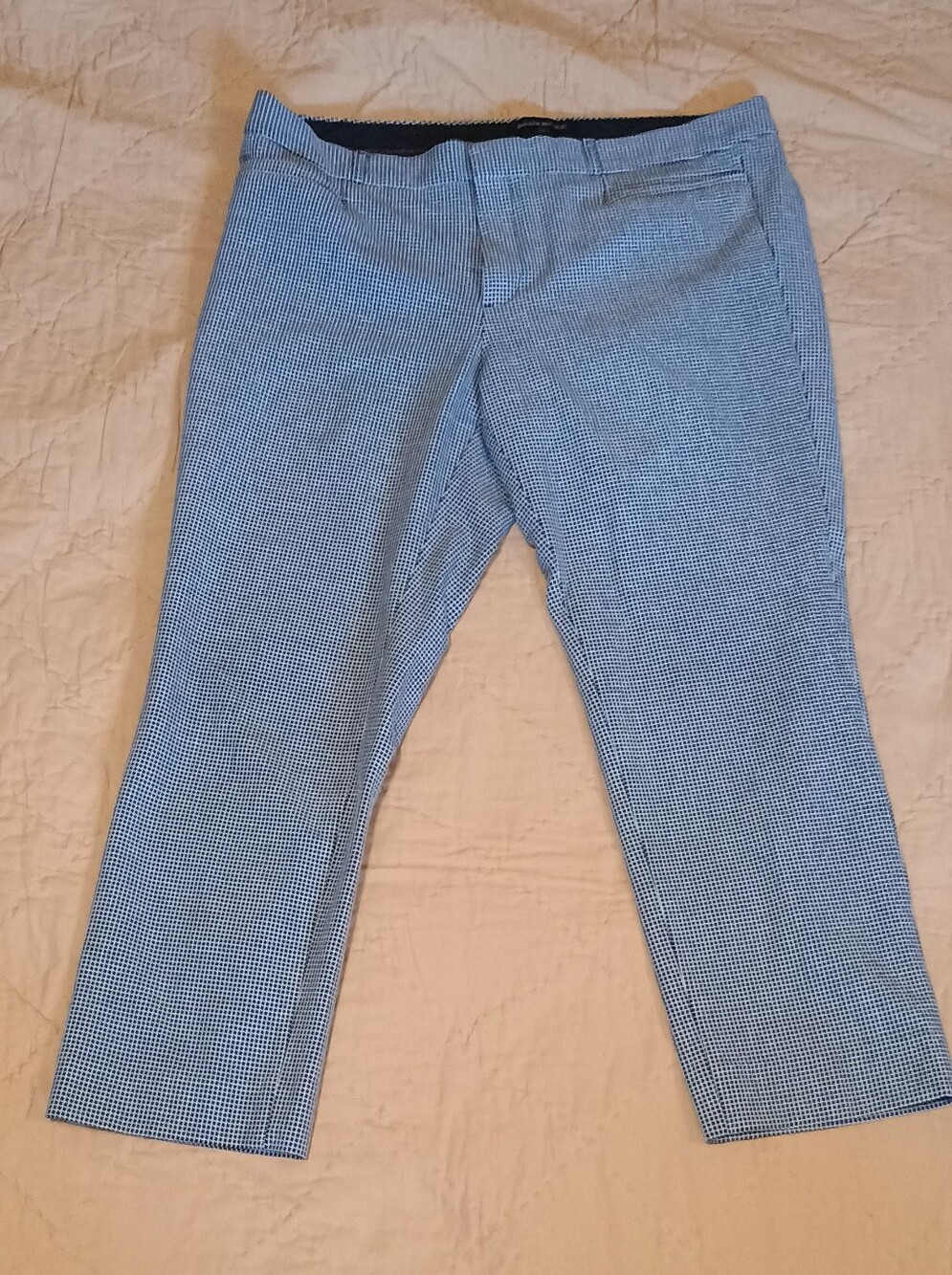 Banana Republic Sloan Fit Gingham Ankle Pants